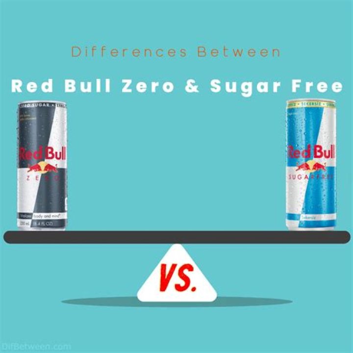 What’s the difference between Red Bull zero and sugar-free?