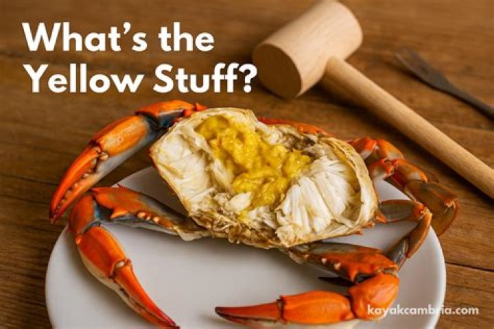 What’s the yellow stuff inside a crab?