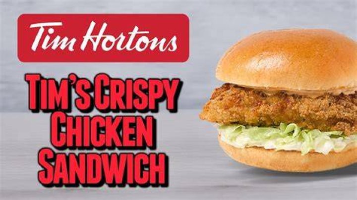 What sauce is on the crispy chicken sandwich Tim Hortons?