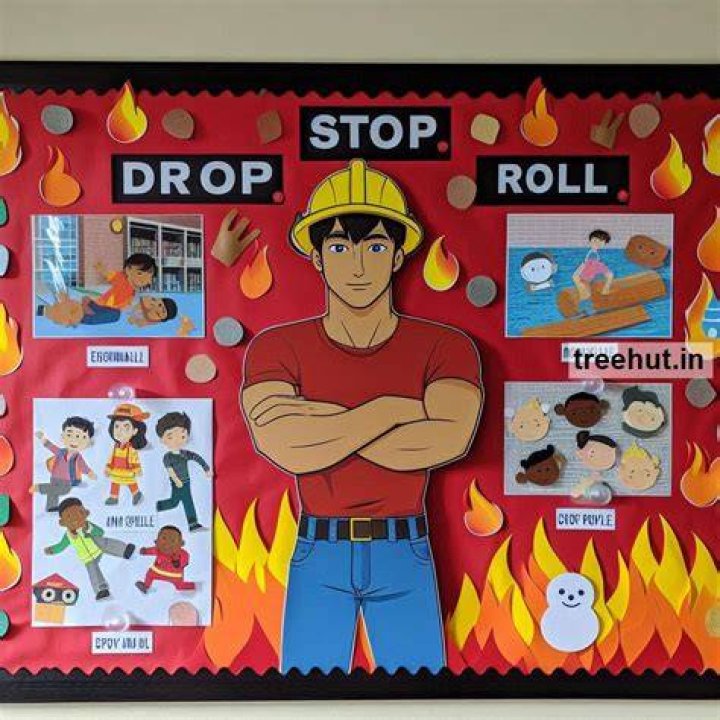 What should be on a safety bulletin board?