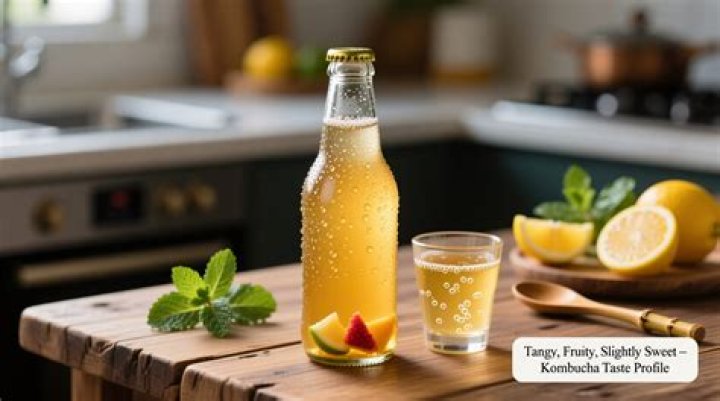 What should Kombucha taste like before bottling?