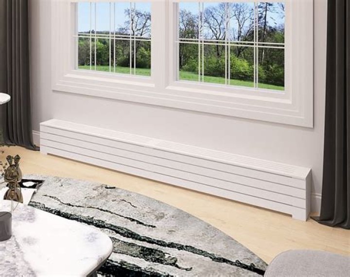 What should you not put around a radiator?