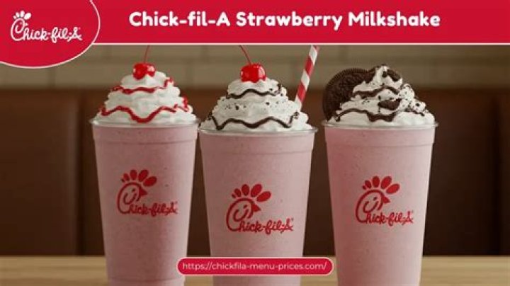What size are Chick Fil A milkshakes?