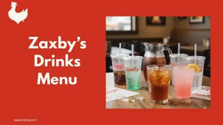 What size drinks does Zaxby’s have?