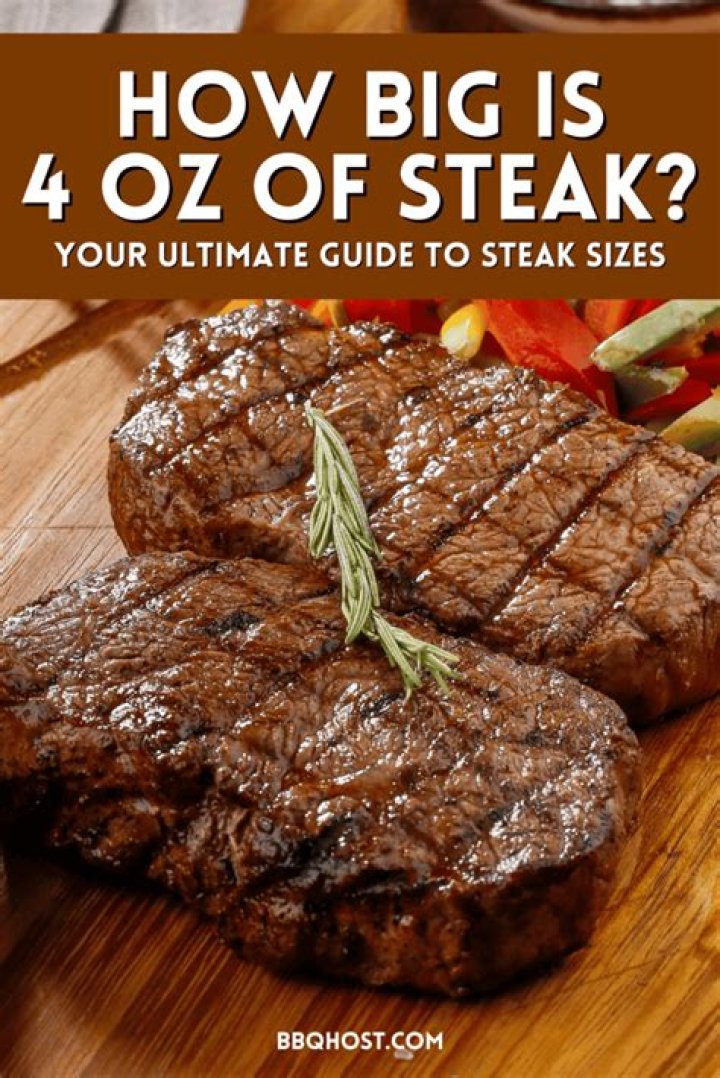 What size is a 4 oz steak?