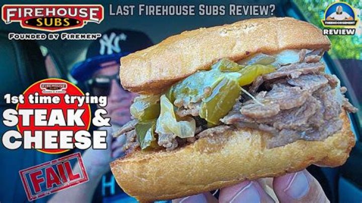What size is a large sub at Firehouse?
