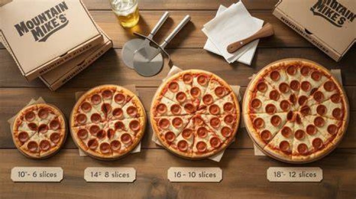 What size pizza does Mountain Mike’s have?