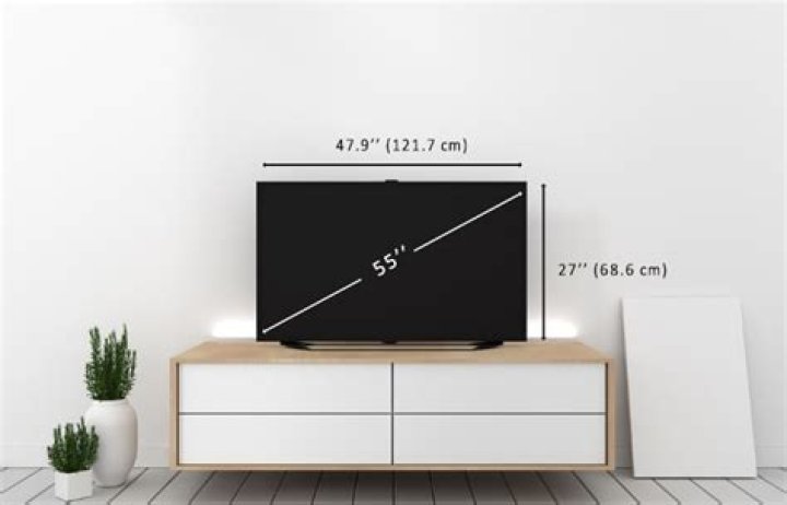 What size room do I need for a 55 inch TV?