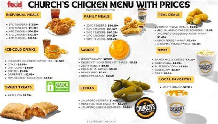 What specials are at Church’s Chicken?