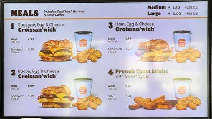 What specials does Burger King have right now?