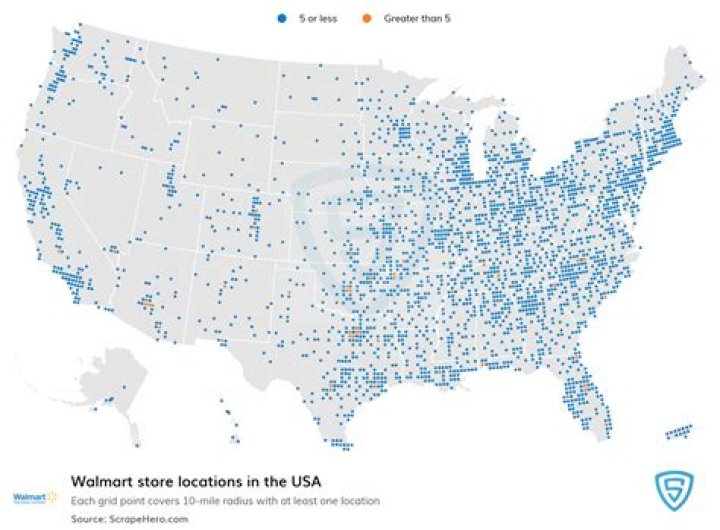 What state has the most Walmart stores?