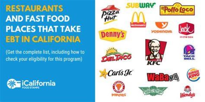 What stores take EBT California?