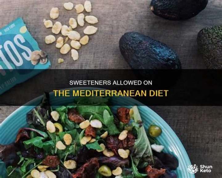 What sweeteners are allowed on the Mediterranean diet?