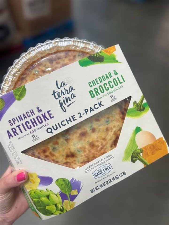 What temperature do you bake Costco quiche?