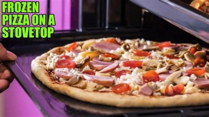 What temperature do you cook a frozen pizza at?