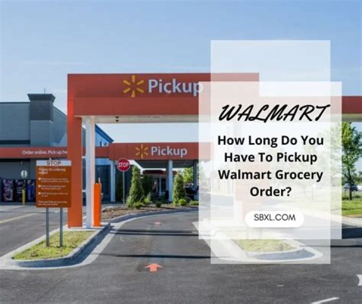 What time can I pick up my order from Walmart?