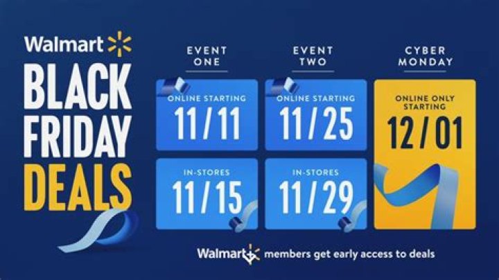 What time does Black Friday start at Walmart?