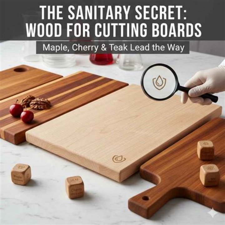 What type of cutting board is most sanitary?