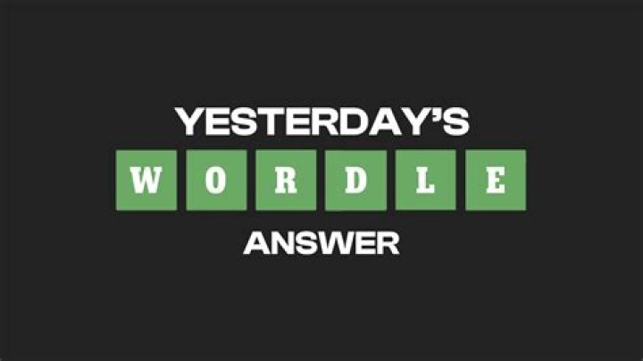What was yesterday’s Lewdle word?