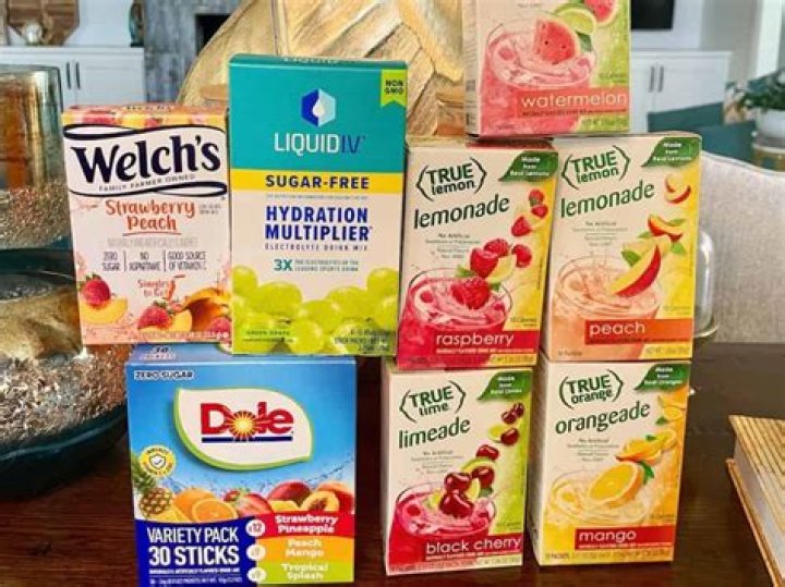What water flavoring does not have aspartame?