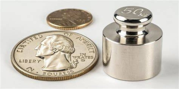 What weighs exactly 50 grams?