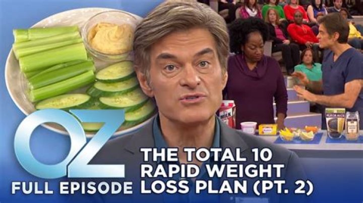 What weight loss program does Dr Oz recommend?