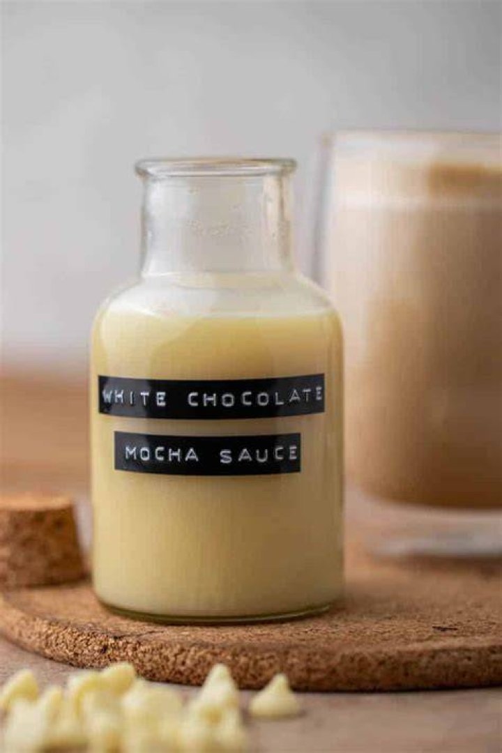 What white chocolate syrup does Starbucks use?