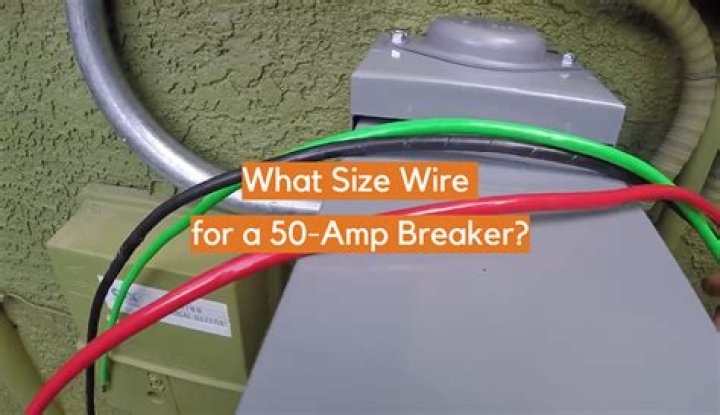 What wire do you use for 50 amps?