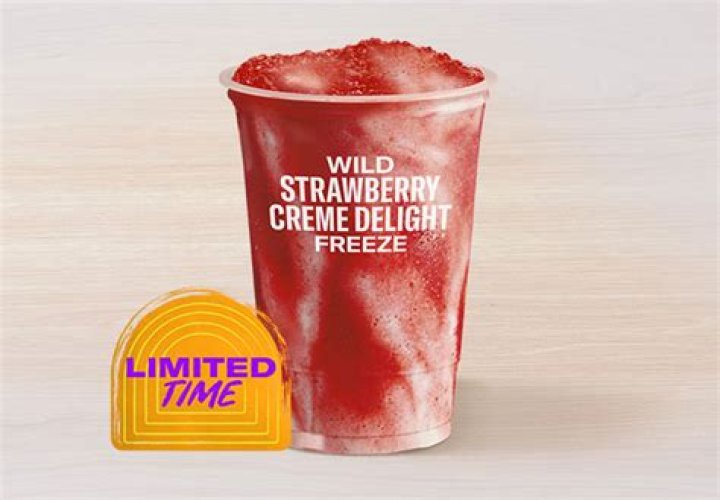 Whats in the wild strawberry freeze at Taco Bell?