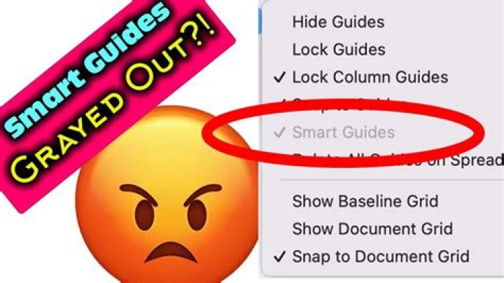 Where are smart guides in InDesign?