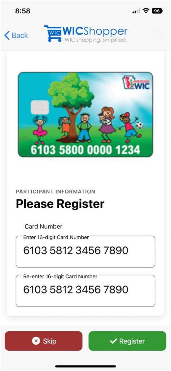 Where can I use my WIC card in PA?