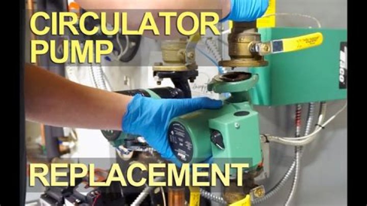 Where do you put the circulator pump on a boiler?