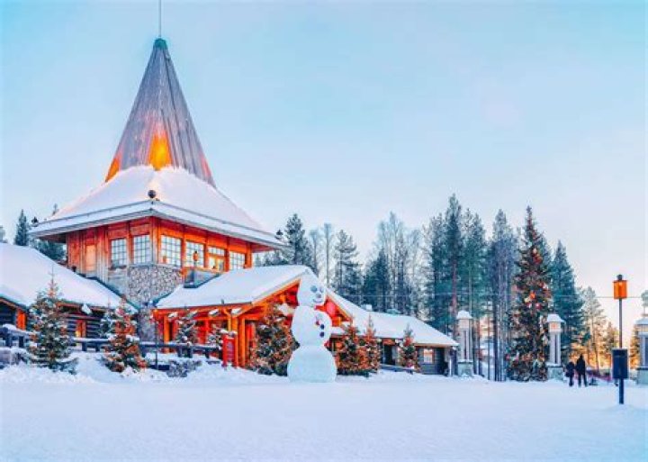 Where do you see Santa in Lapland?
