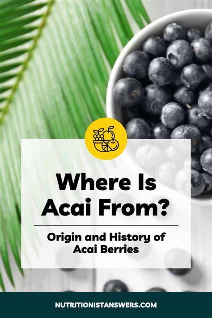 Where is acai in the grocery store?