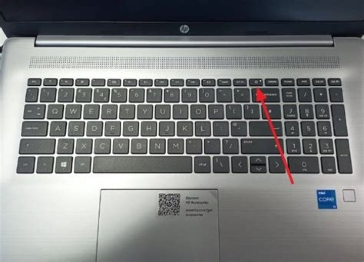 Where is reset button on HP laptop?
