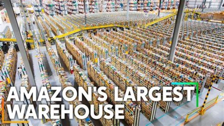Where is the biggest Amazon warehouse?