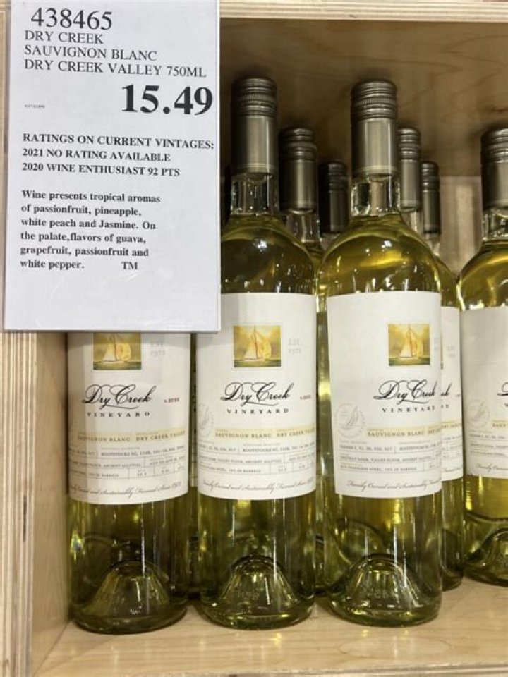 Where is the Costco Sauvignon Blanc?