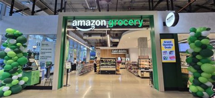 Where is the first Amazon grocery store?