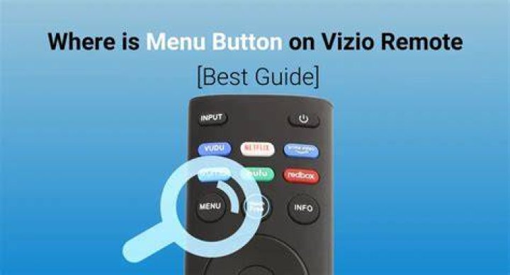Where is the menu button on Mitsubishi TV?