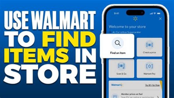 Where is the store map in the Walmart app?