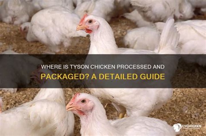 Where is Tyson chicken raised and processed?