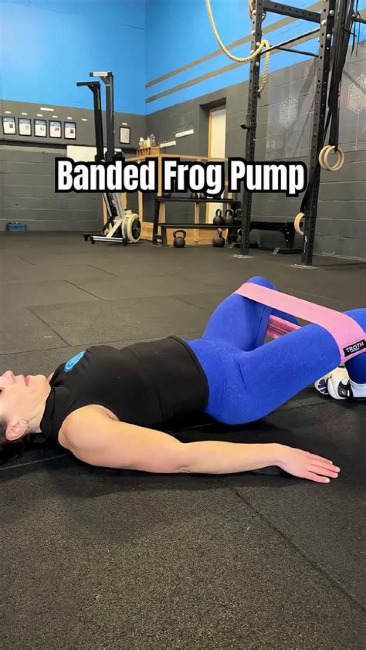 Where should you feel frog pumps?