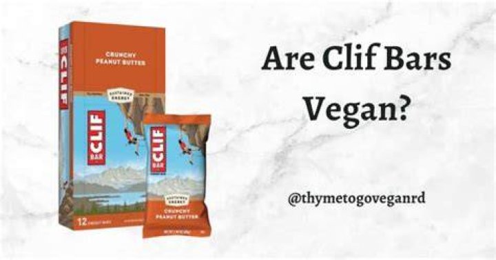 Which Clif Bars aren’t vegan?