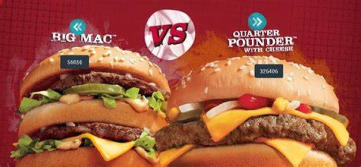 Which is better Big Mac or Quarter Pounder?