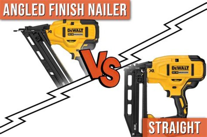 Which is better straight or angled finish nailer?