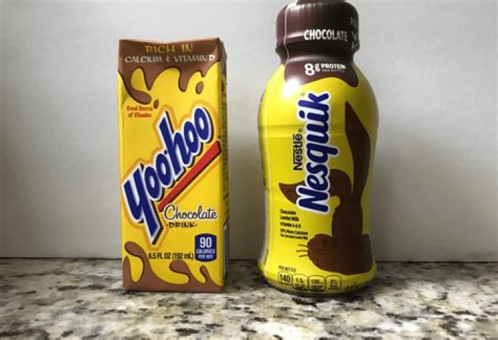 Which is healthier Yoo-hoo or Nesquik?