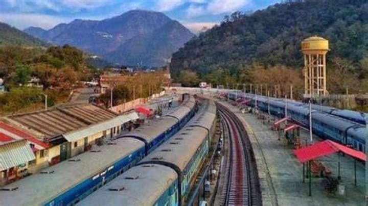Which is the nearest railway station to Kathmandu from India?
