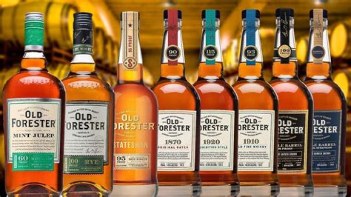Which Old Forester is sweetest?