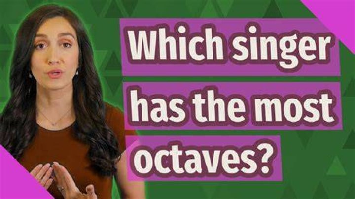 Which singer has the most octaves?