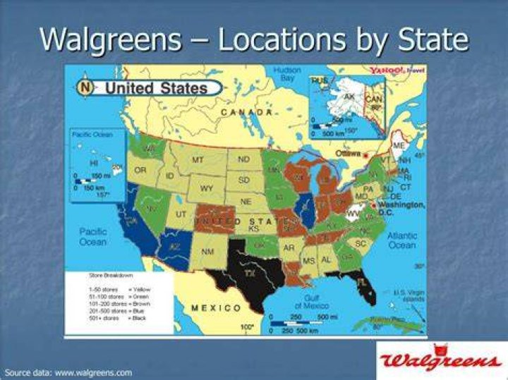Which states have Walgreens?